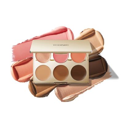 MULTI USE CREAM BLUSH, BRONZE AND HIGHLIGHT PALETTE (PALETA PARA ROSTRO)